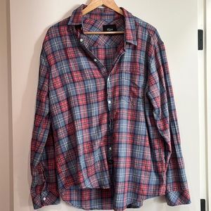 Rails plaid button up  shirt
